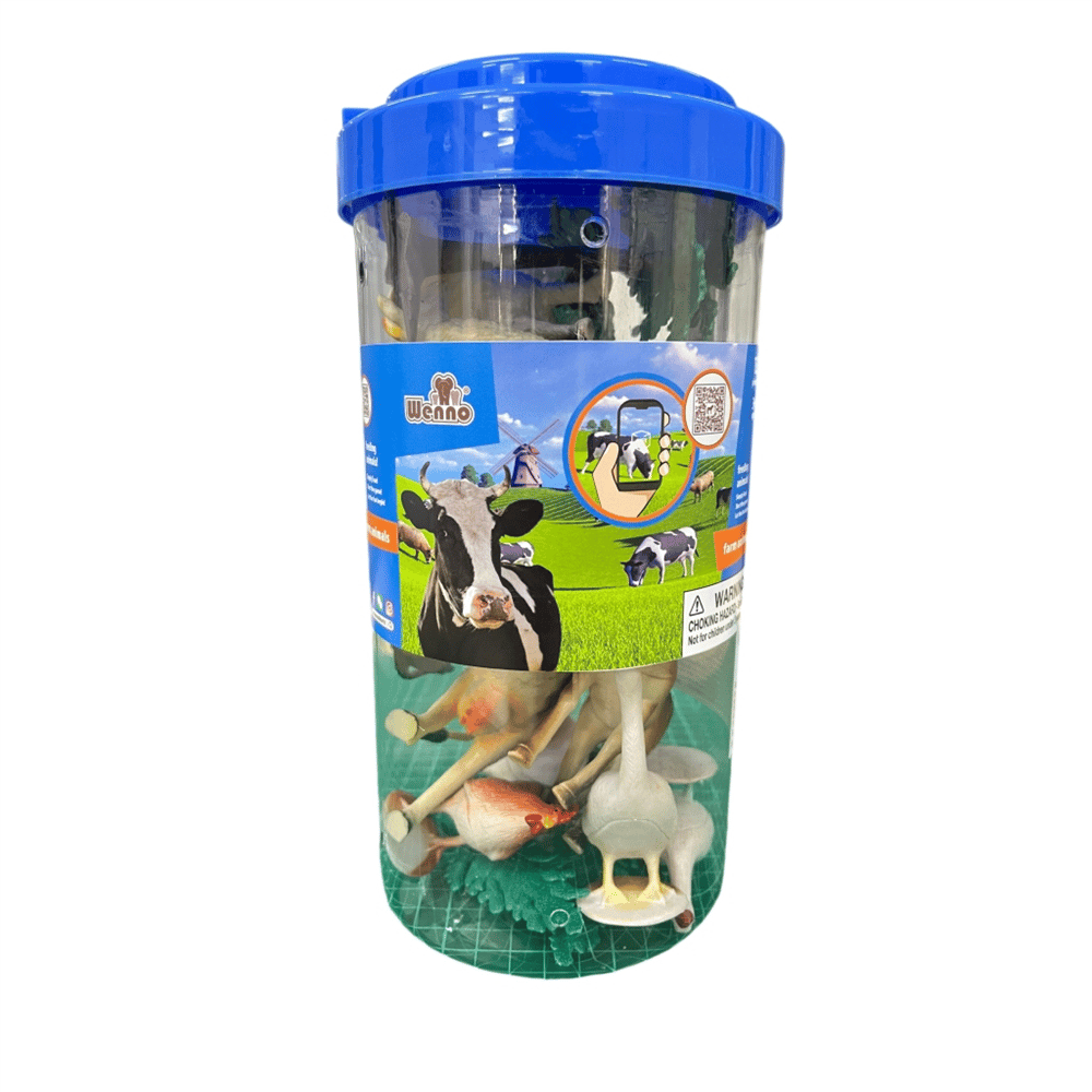 VAR-SH-6433 13 PCS CIFTLIK HAYVANLARI 2 LITRE KOVALI 12
