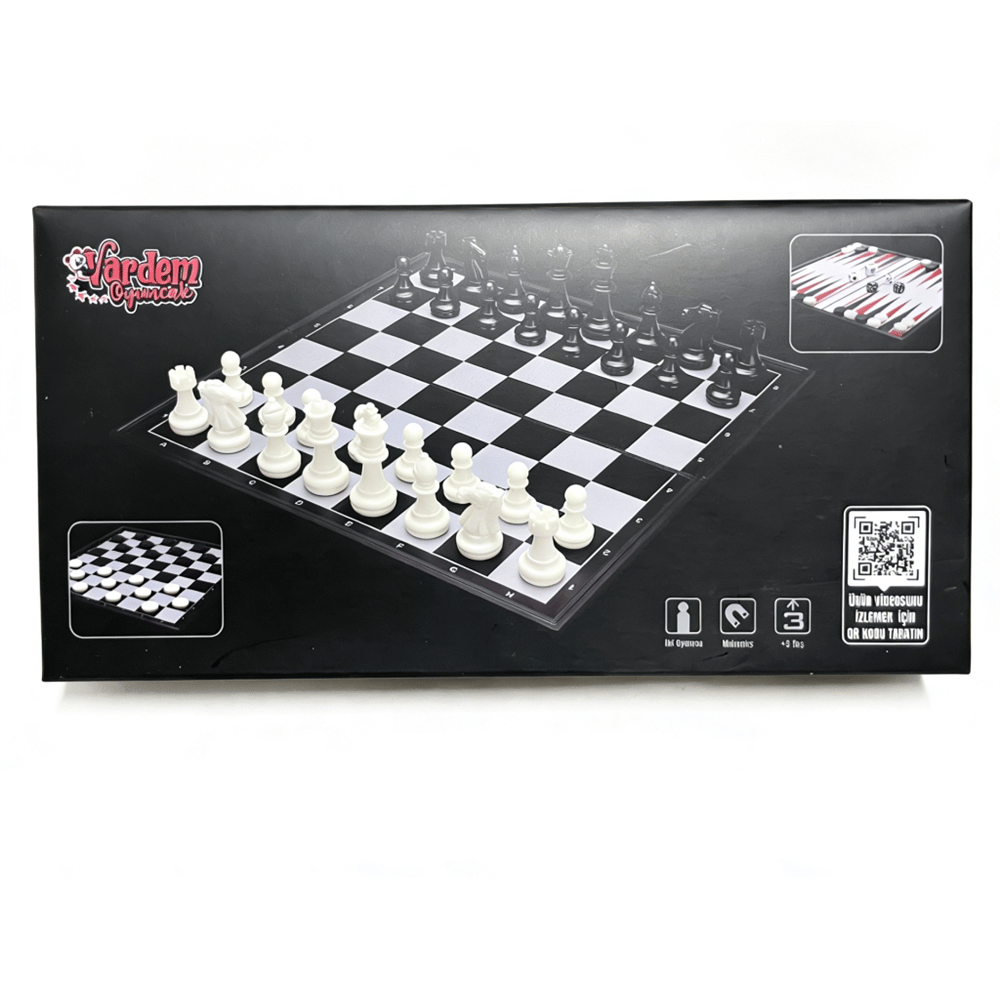 VAR-VRD10665VAR-VRD10665 MIKNATISLI KATLANABILIR TAVLA VE DAMA 12