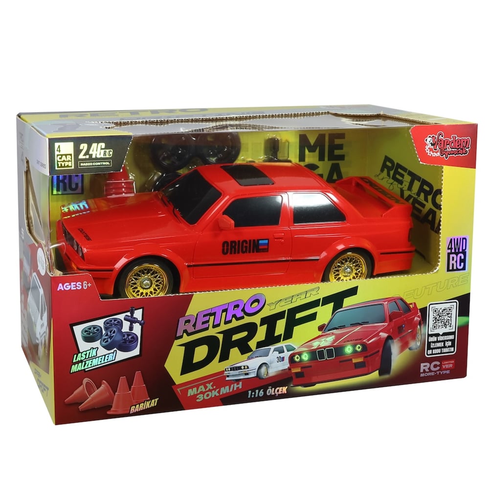VAR-VRD10987 UK  4x4 DRIFT ARABA 30KM/H KIRMIZI 6