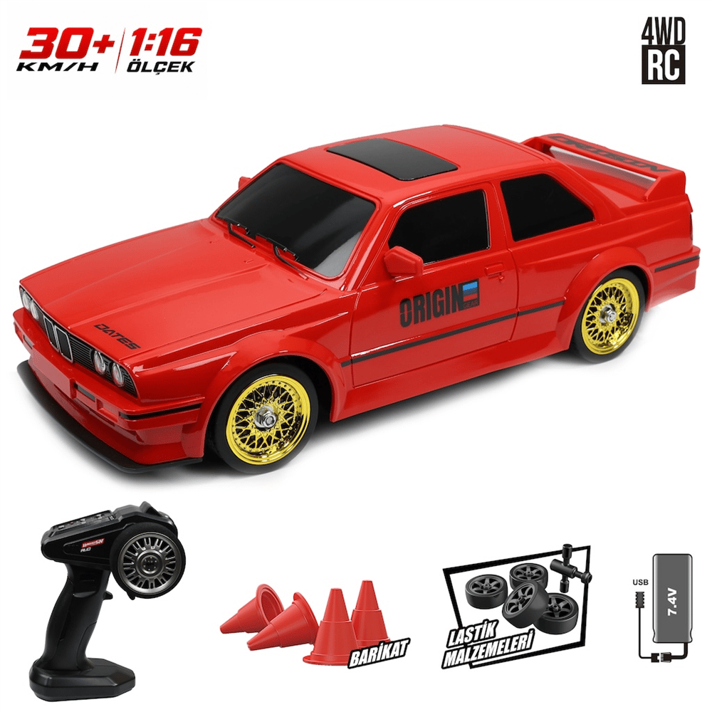 VAR-VRD10987 UK  4x4 DRIFT ARABA 30KM/H KIRMIZI 6