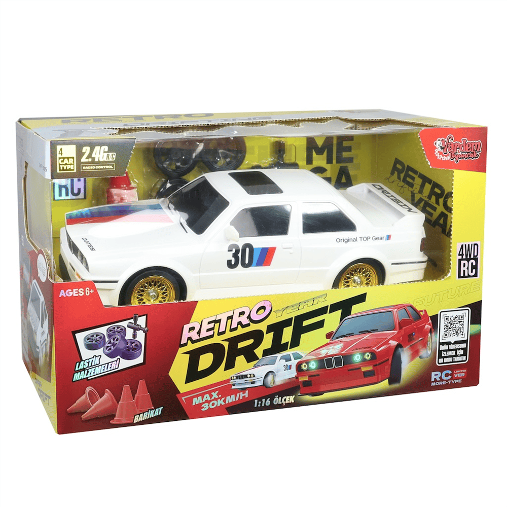VAR-VRD10988 UK 4x4 DRIFT ARABA 30KM/H BEYAZ 6