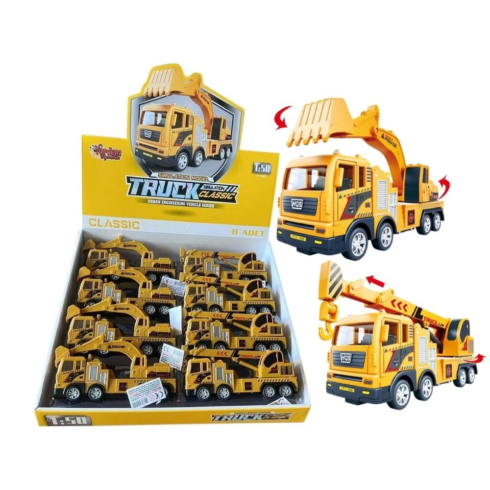 VAR-YH-711-54 SURT PLASTIK 1:50 VINC VE EKSKAVATOR 48