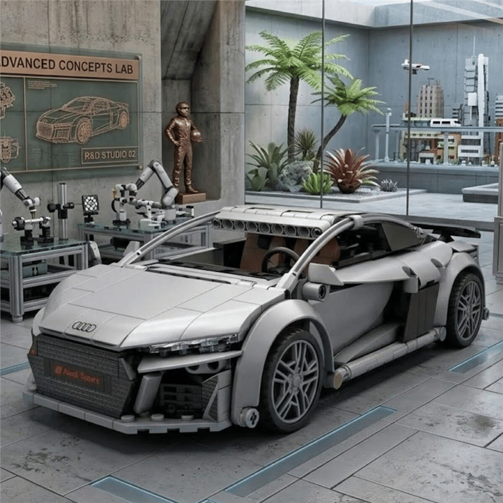 VGN-C57012W AUDI R8 536 PRC BLOCK OYUNCAK 6