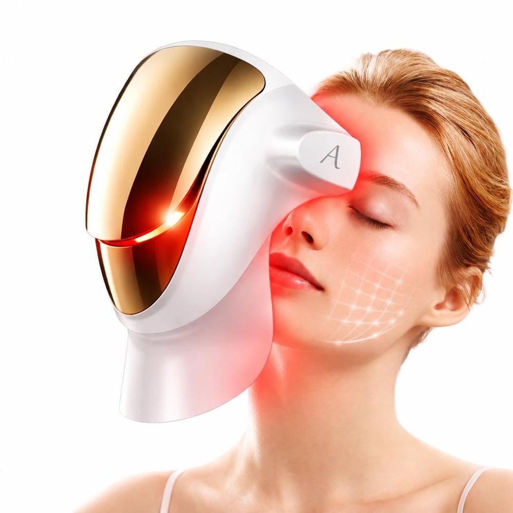 Aphrona - Halo Led Işık Terapisi - Yüz ve Boyun için Cilt Bakım Maskesi