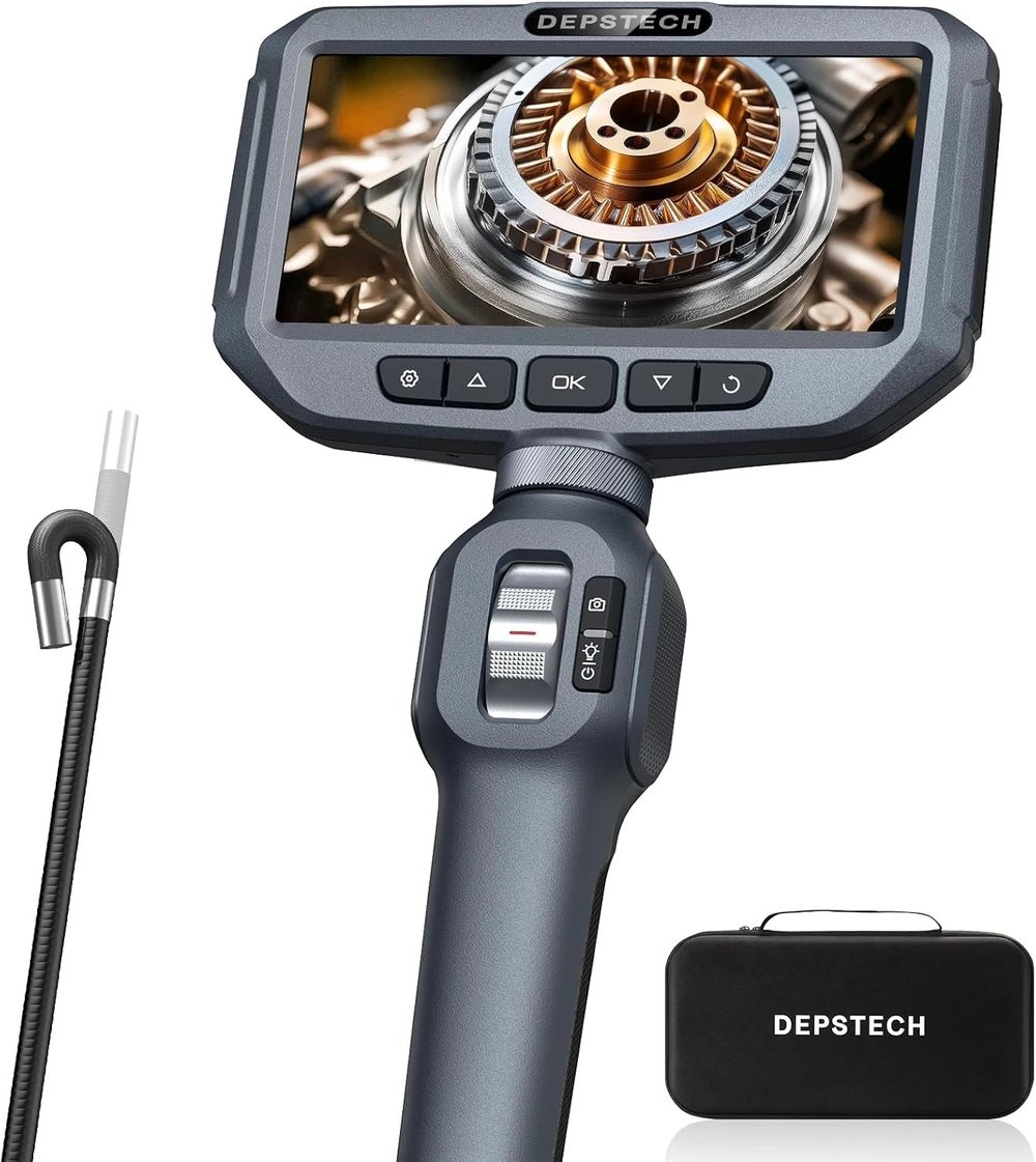 DEPSTECH 210° Eklemli Problu Endüstriyel Endoskop 6.2mm - 1.5m Kablo