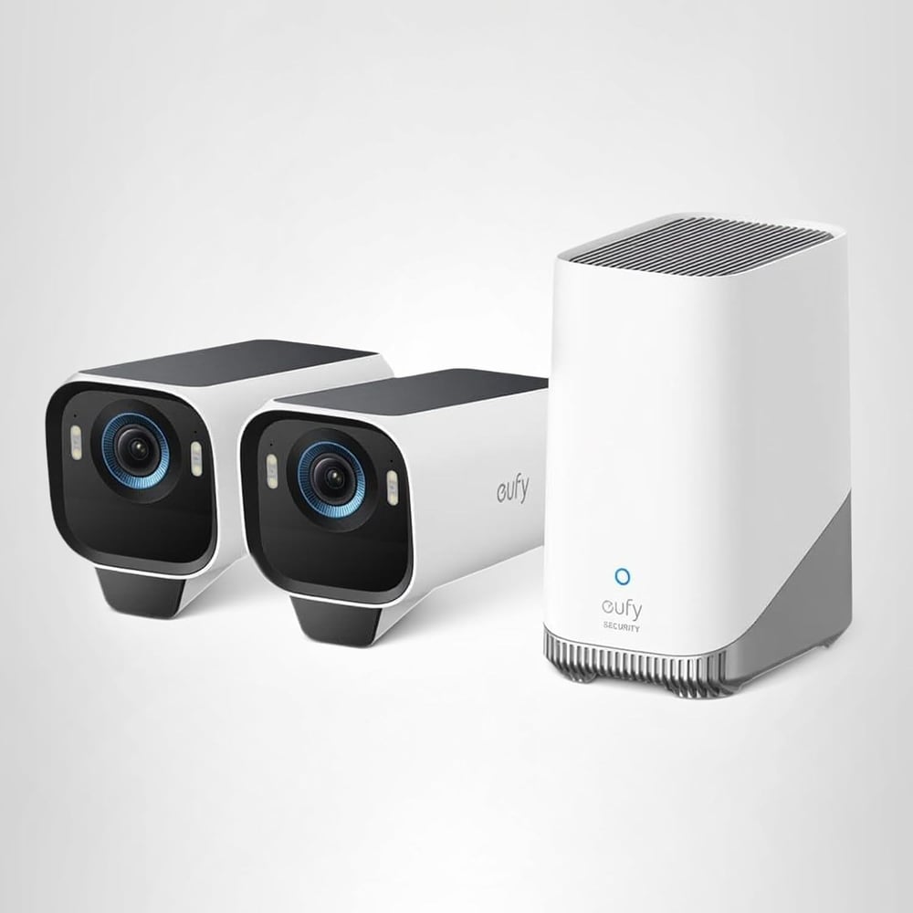 eufy Security eufyCam S3 Pro Güvenlik Kamera, 4K Çözünürlük - 2 Adet