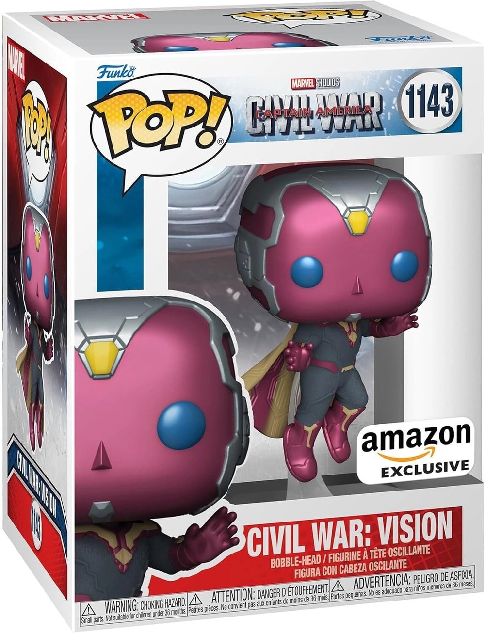 Funko Pop! Marvel: Civil War Build A Scene - Vision