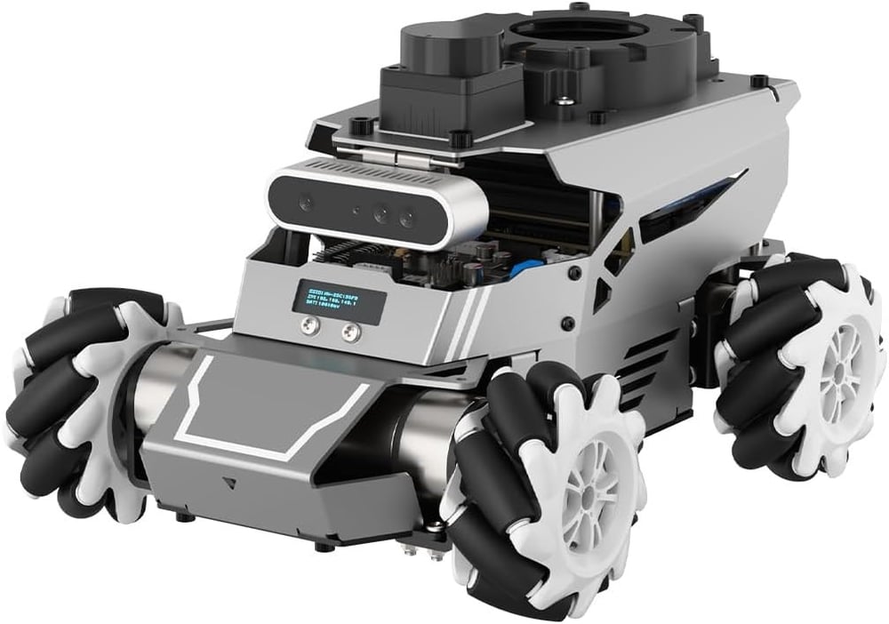 HIWONDER ROS2 Robot Araba, Jetson RPi Gemini ChatGPT Standart Kit ve Jetson Nano 4G için
