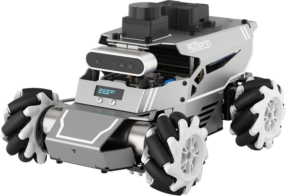 HIWONDER ROS2 Robot Araba, Jetson RPi Gemini ChatGPT Büyük Yapay Zeka Modelleri - Standart