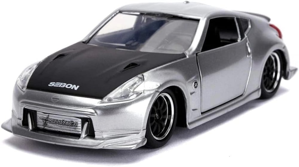 Jada Toys Hızlı ve Öfkeli 2009 Nissan 370Z 1:32 Ölçekli Metal Model Araç, Gümüş