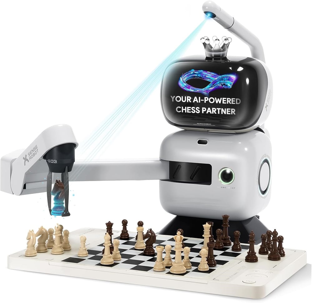SenseRobot Yapay Zeka Satranç Robotu, Robotik Kol, Çocuklar ve Yetişkinler için