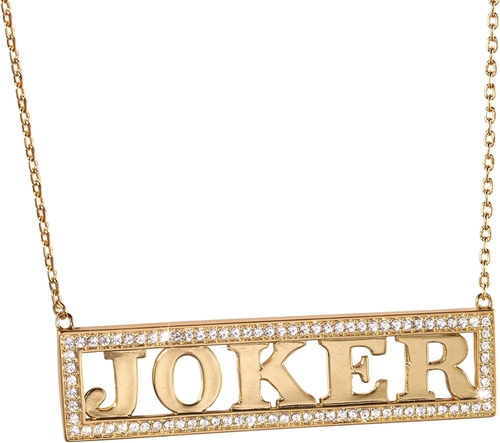 The Noble Collection Harley Quinn'in Joker Kolyesi, Altın