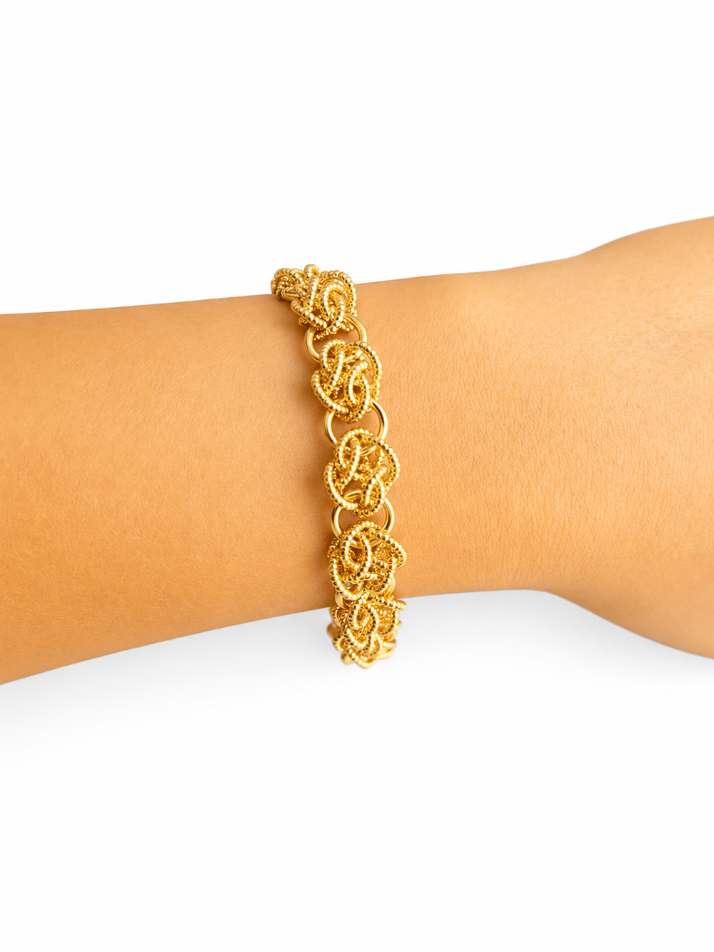 Floral Glow Gold Bileklik