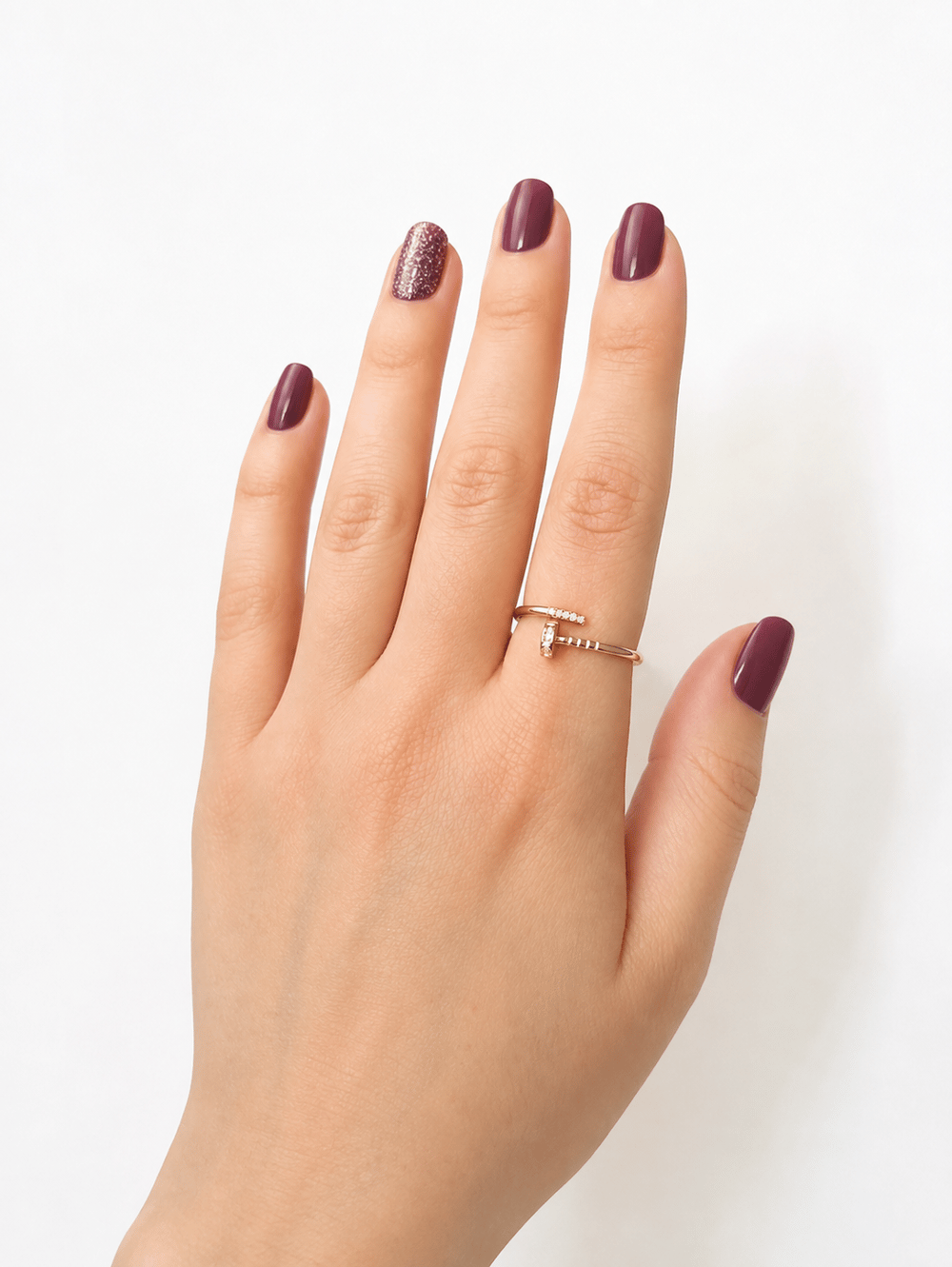 Minimal Glow Gold Yüzük