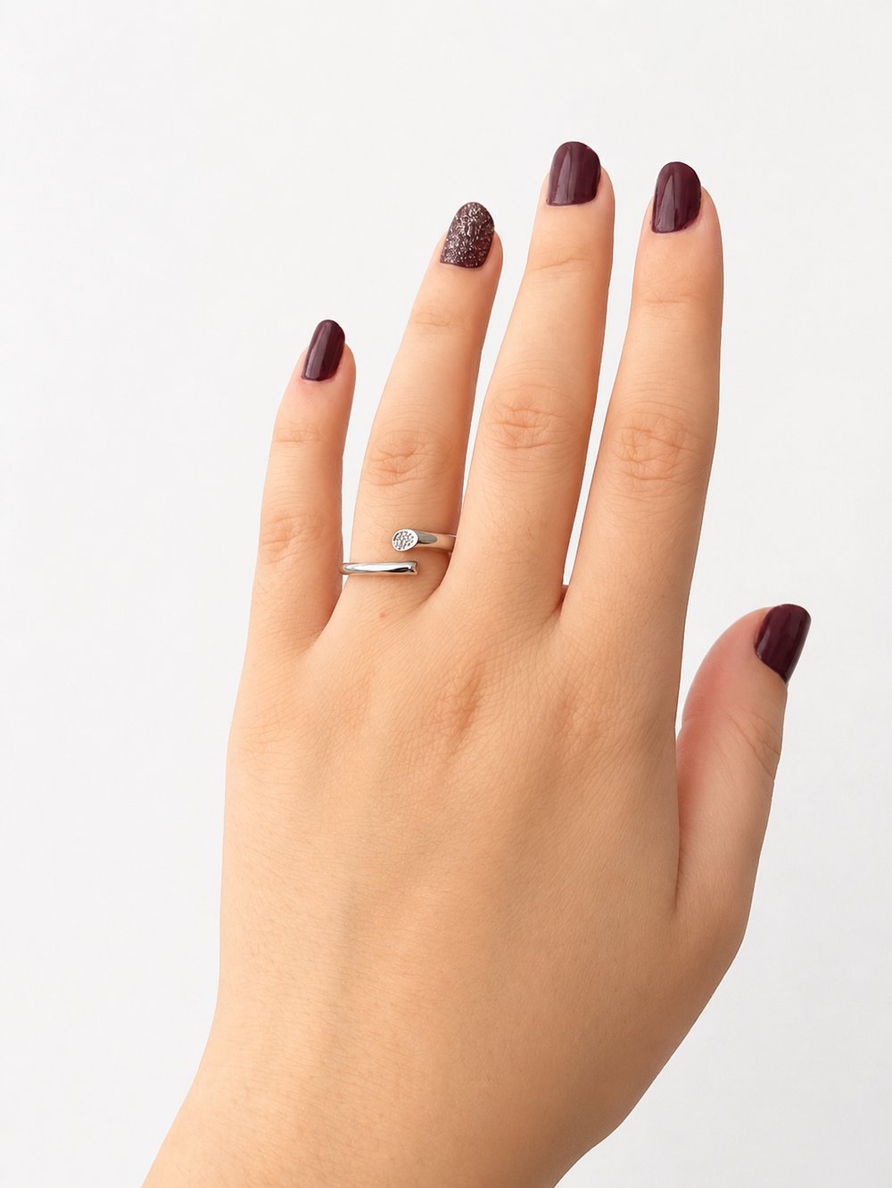 Minimal Glow Silver Yüzük