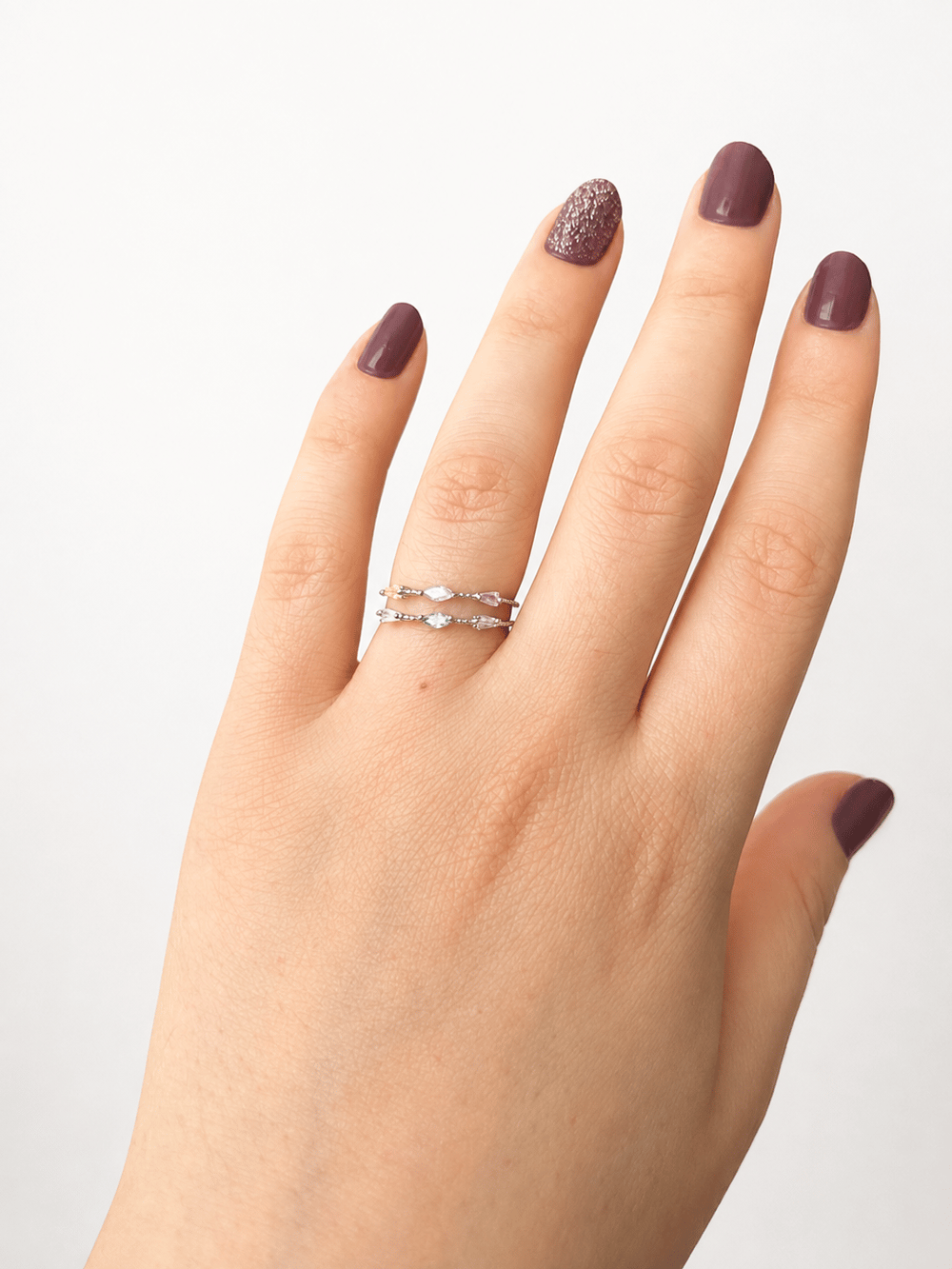 Pastel Stone Silver Yüzük