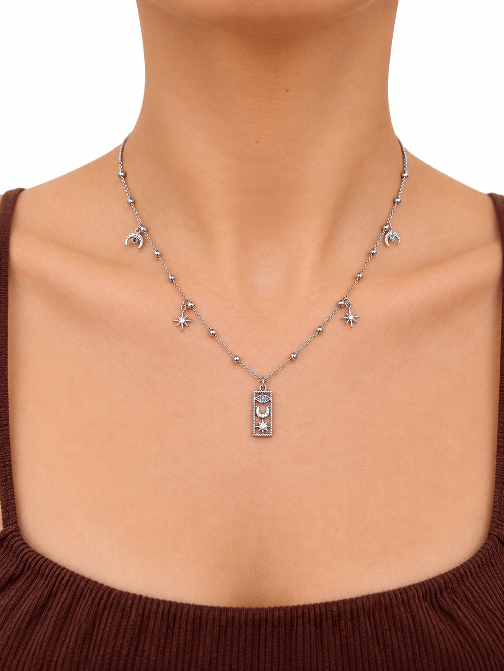 Silver Charm Kolye