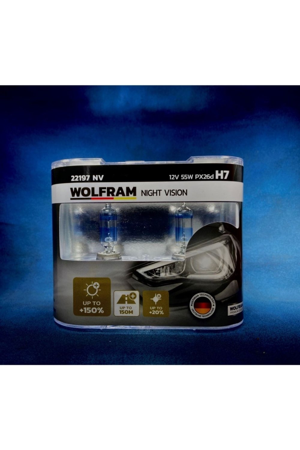 12V H7 55W PX26d NIGHT VISION +150% FAZL