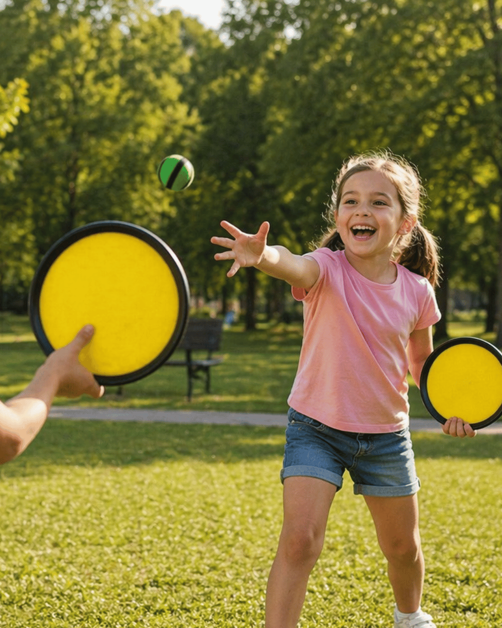 Catch Ball Set 2 Kişilik Top Yakalama Oyunu Çocuk Aktivite Seti