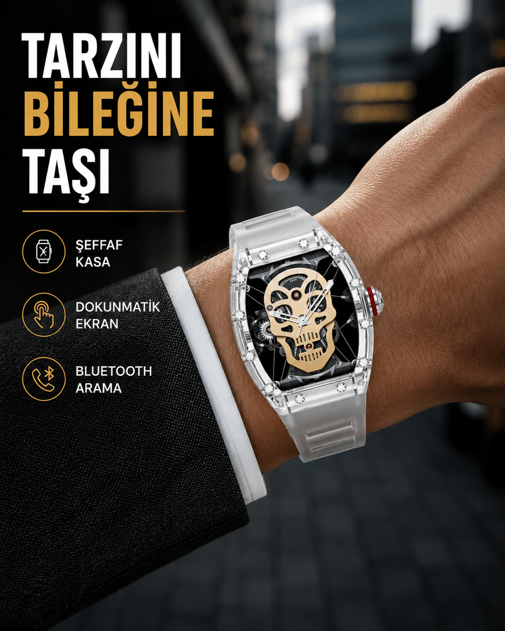 Çoklu Spor Modlu Akıllı Saat Bildirim Destekli Yeni Nesil