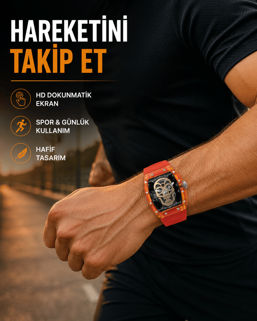 IP67 Suya Dayanıklı Akıllı Saat Uzun Pil Ömürlü Yeni Nesil