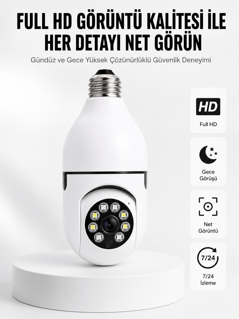 İki Yönlü Ses Destekli Full HD Akıllı Kamera Yeni Nesil