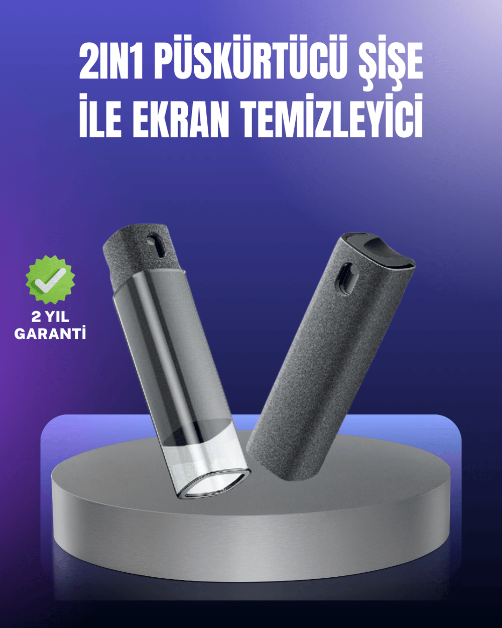 Laptop TV Tablet İçin Ekran Temizleme Spreyi Alkol İçermez