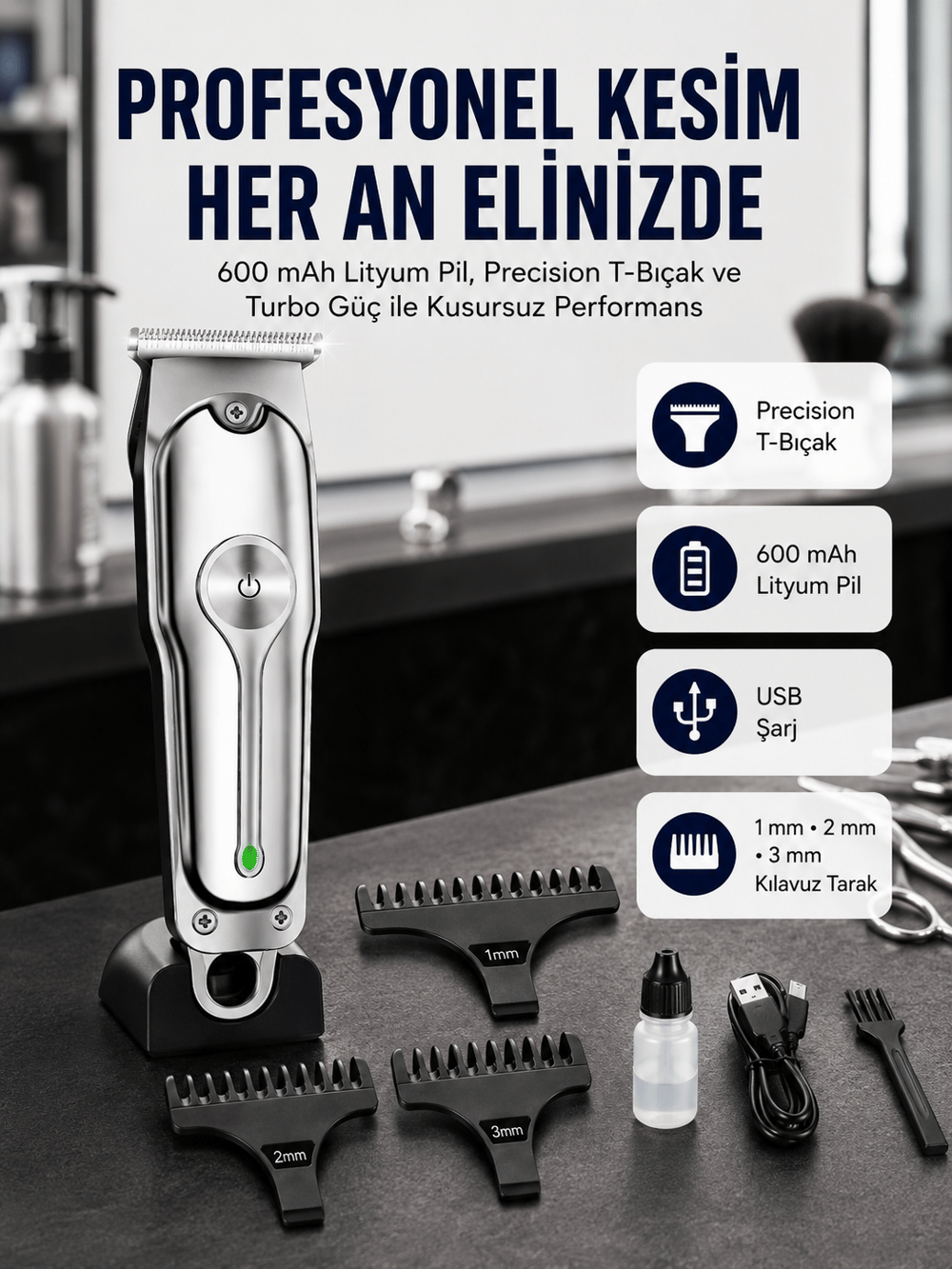 Saç Sakal Kesme Makinesi Lazer Epilasyon Öncesi Kısaltma Makinesi