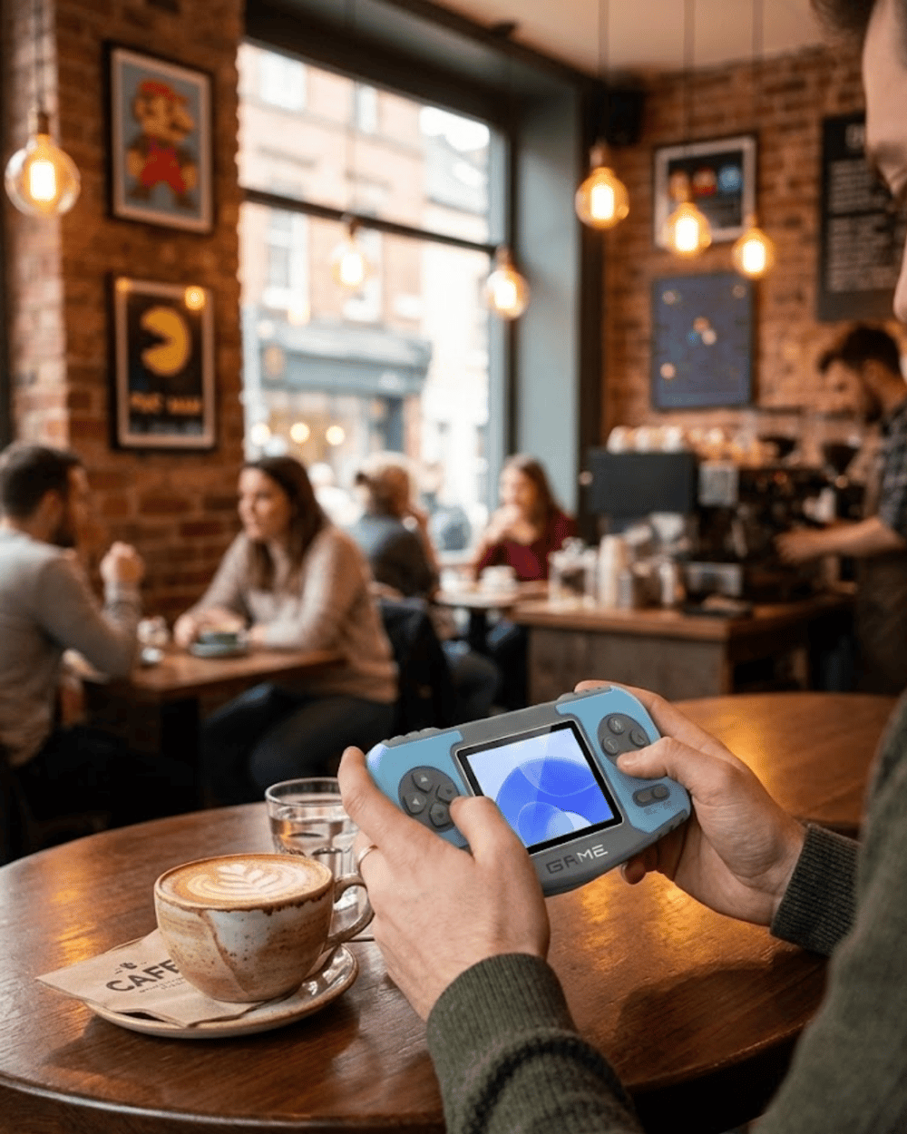 Taşınabilir Game Console Dahili Oyunlu TV Bağlantılı Şarjlı Retro Oyun Konsolu