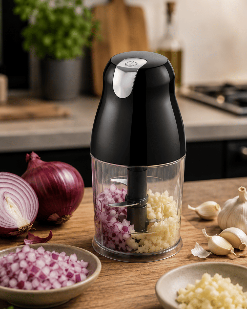 Turbo Fonksiyonlu Mutfak Doğrayıcı 1.5 L Hazneli Güçlü Rondo