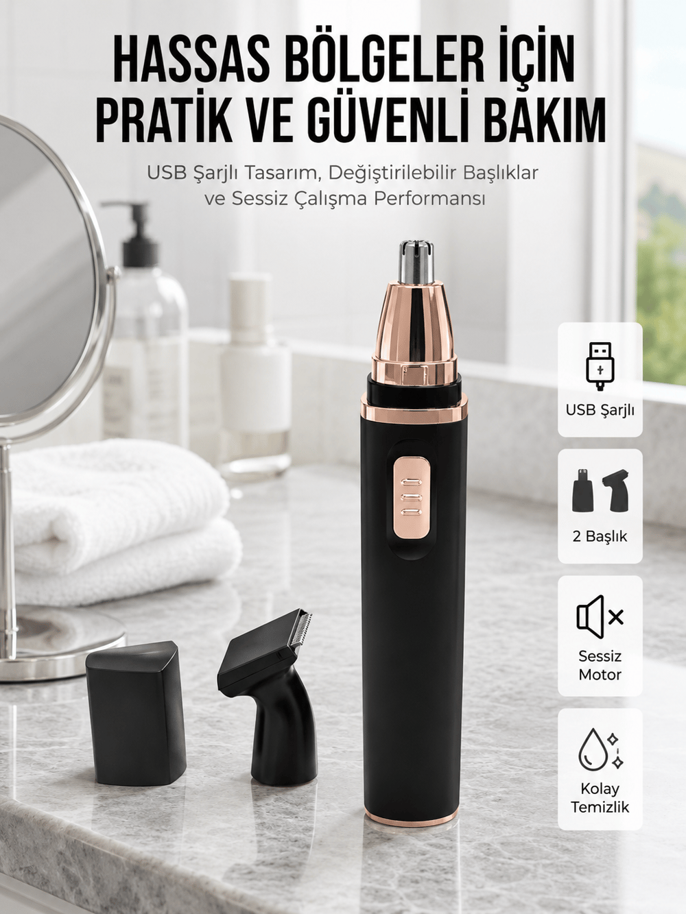 USB Sarjlı Tı raş Makinesi USB Sarjlı Traş Makinesi Uzun Ömürlü