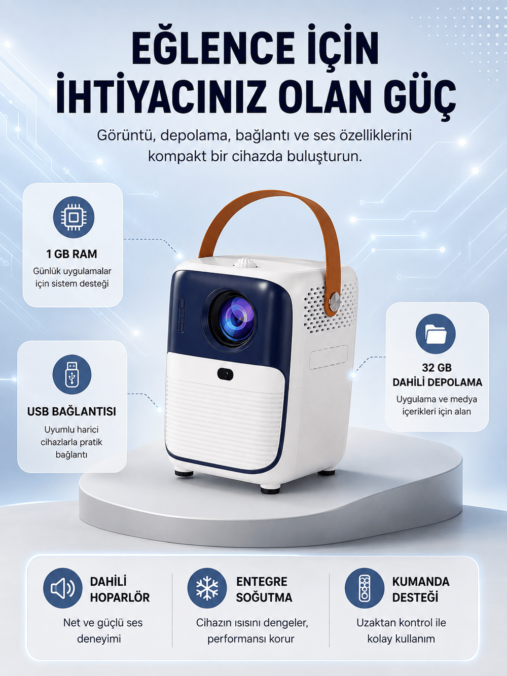 Ultra HD Android TV Kutusu 1920x1080 32GB Depolama Hoparlör USB Fanlı Yeni Nesil