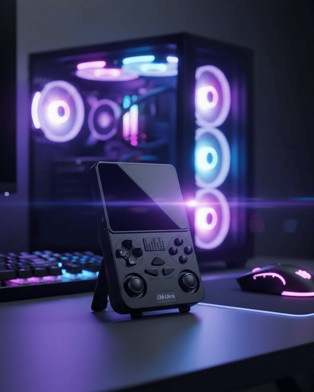 Wi-Fi Özellikli Taşınabilir Retro Oyun Konsolu Analog Joystickli