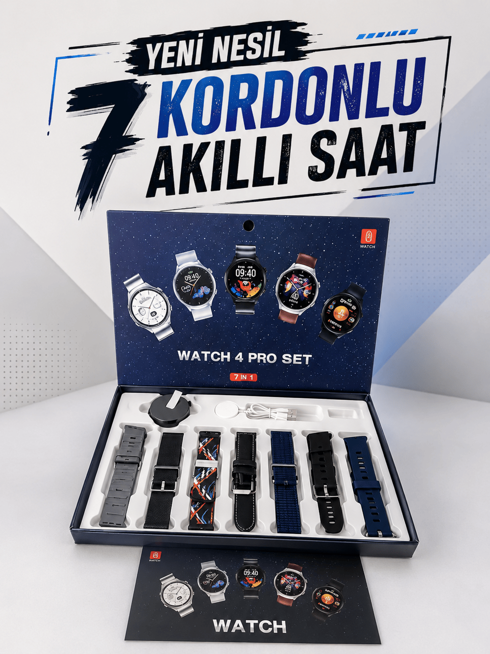 Yeni Nesil Akıllı Saat 2024 Model Uyku ve Sağlık Takibi Bluetooth Bağlantılı