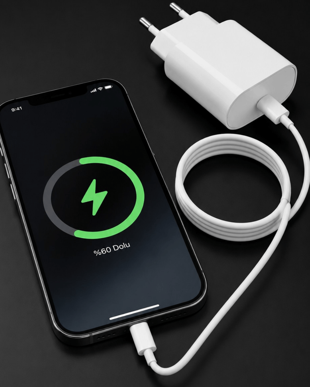 iPhone 14 13 12 Mini 11 XR XS X 20W Hızlı Şarj Adaptörü