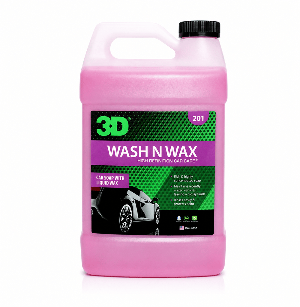 3D WASH N WAX CİLALI OTO YIKAMA ŞAMPUANI 1/128 KONSANTRE 3.79LT