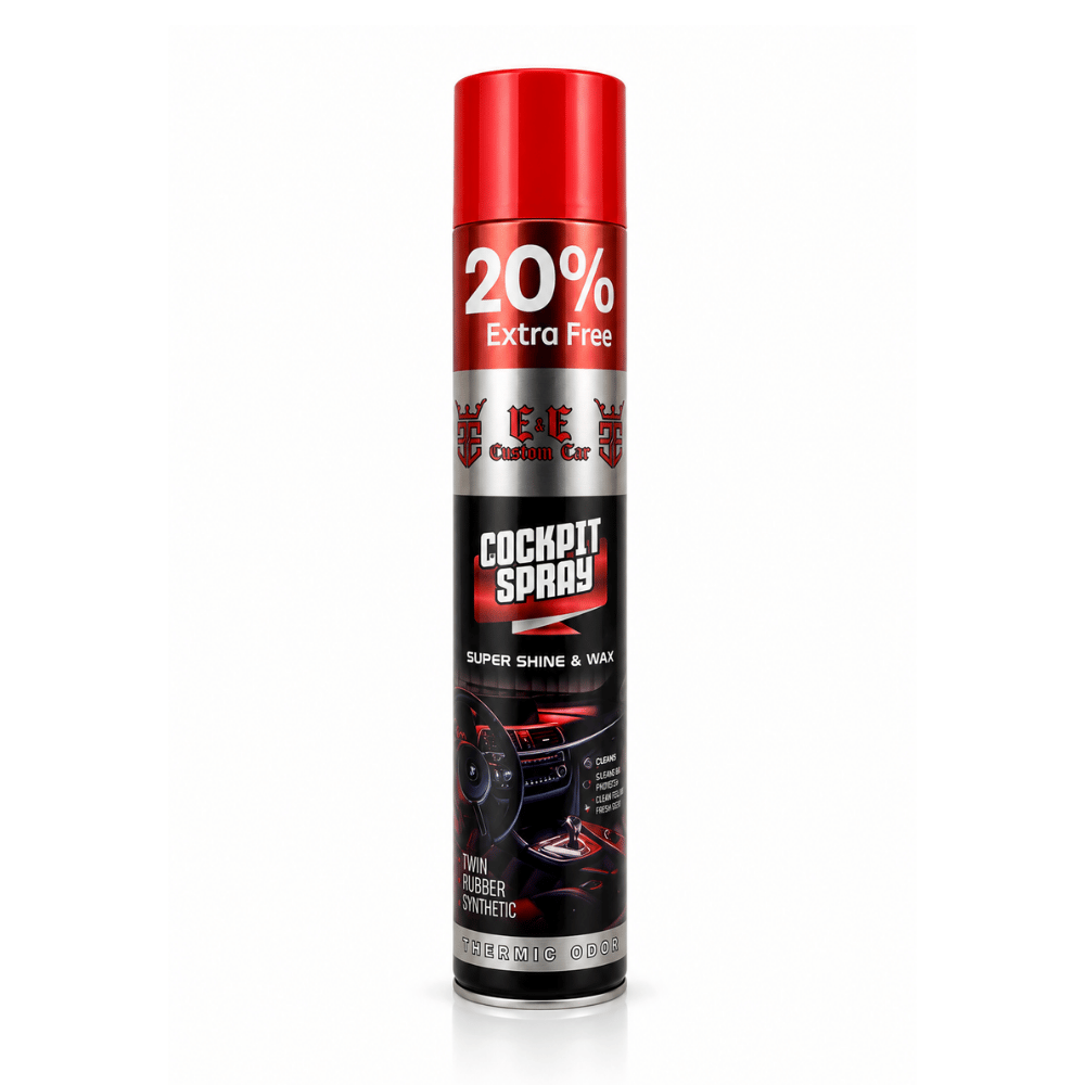 EE CUSTOM CAR KOKPİT TEMİZLEME SPREYİ (COCKPİT SPREY SUPER SHİNE & VRP) 750 ML