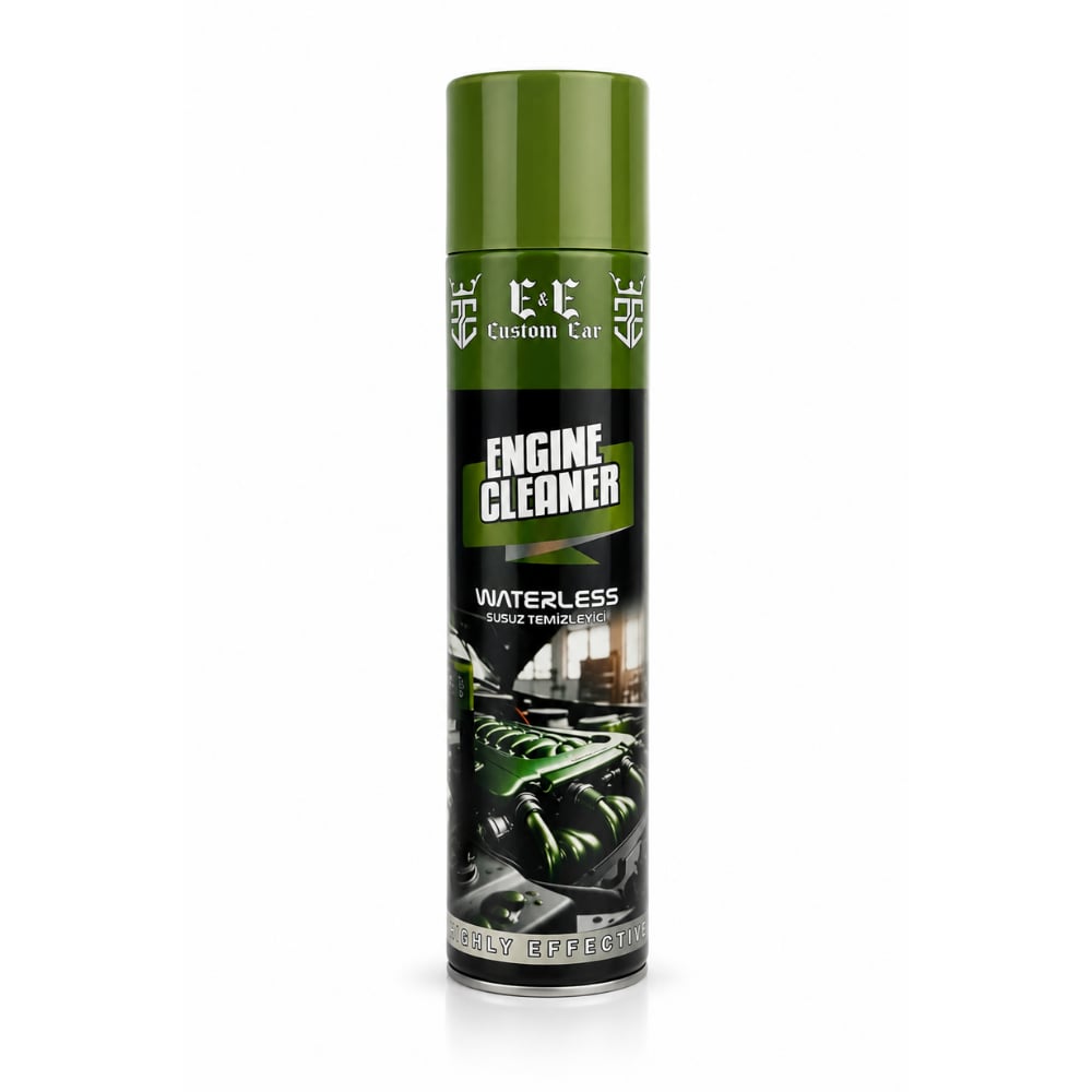 EE CUSTOM CAR SUSUZ MOTOR TEMİZLEME SPREYİ (ENGİNE CLEANER WATERLESS) 600 ML