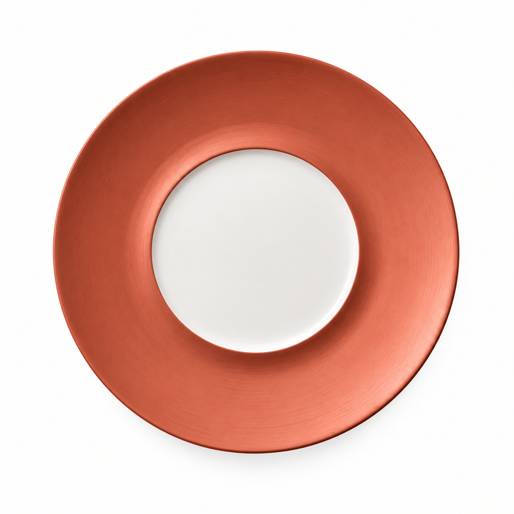 Copper Glow, Dış Yüzeyi Dekorlu Düz Tabak, 29 cm