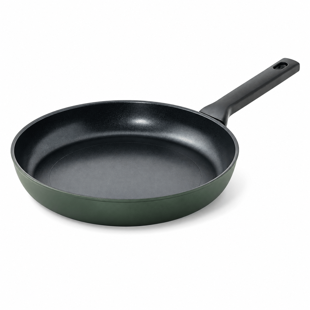 Frypan 1 Handle Cm 28 Titan Pro Green Double Induction All