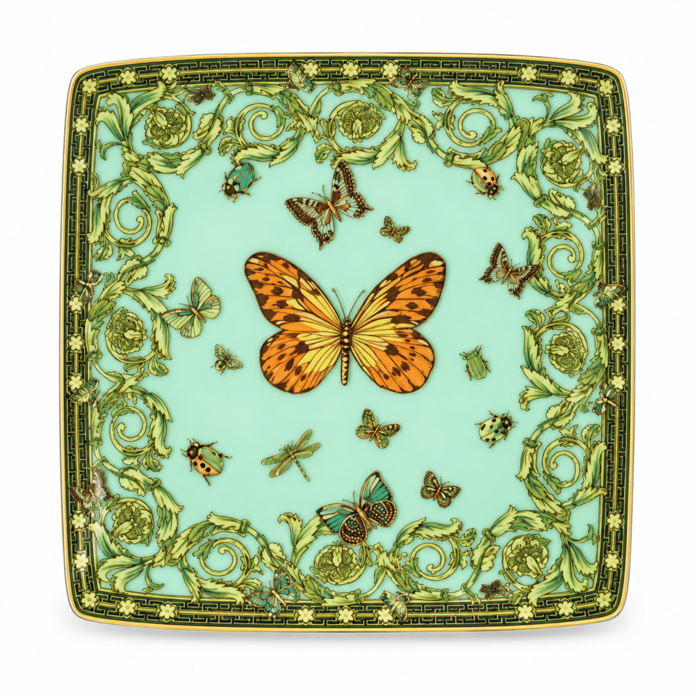 Le Jardin Green, Bowl, 12 cm sq. flat