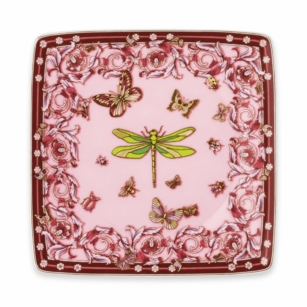Le Jardin Pink, Bowl, 12 cm sq. flat