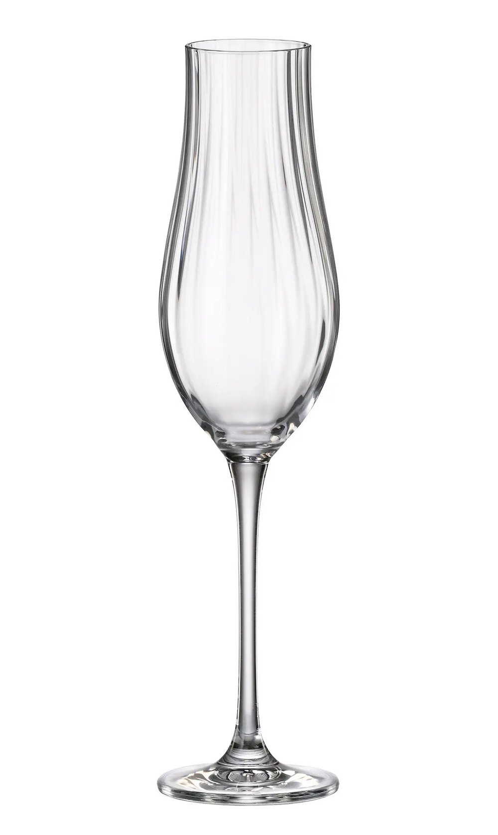 LIMOSA Optic Gofrajlı/Çizgili Şampanya (Flüt) Kadehi 300 ml