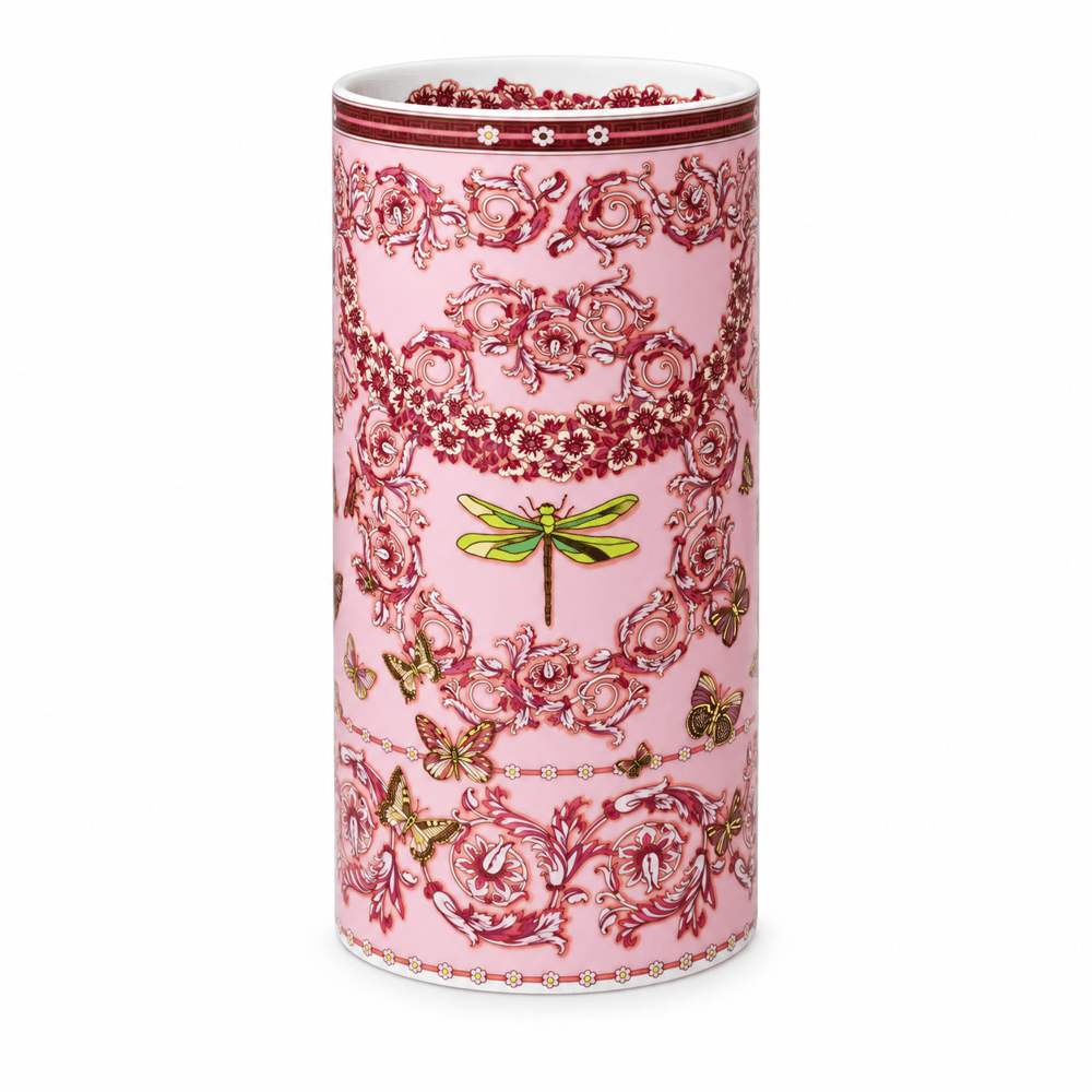 Versace, Le Jardin Pink, Vase 24 cm