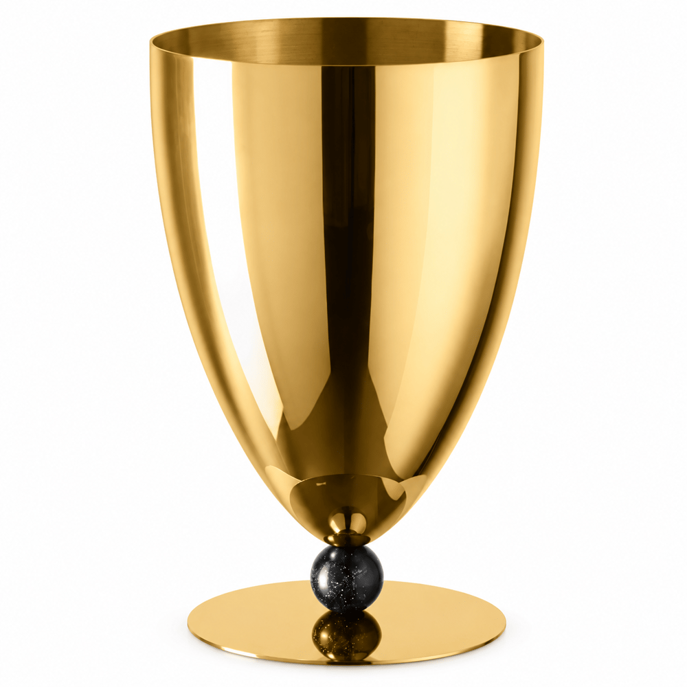 Wine Cooler Cm 18 Penelope Pvd Gold Marble