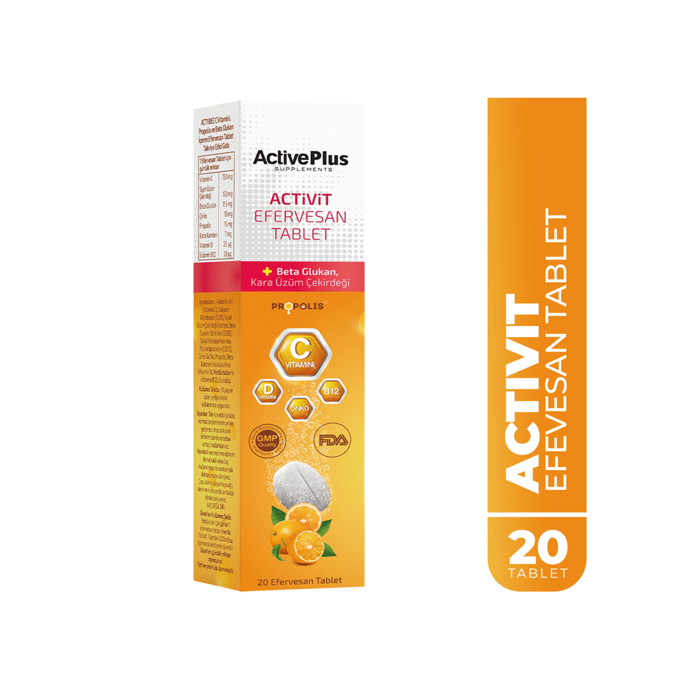 ActivePlus Activit Efervesan 20 Tablet