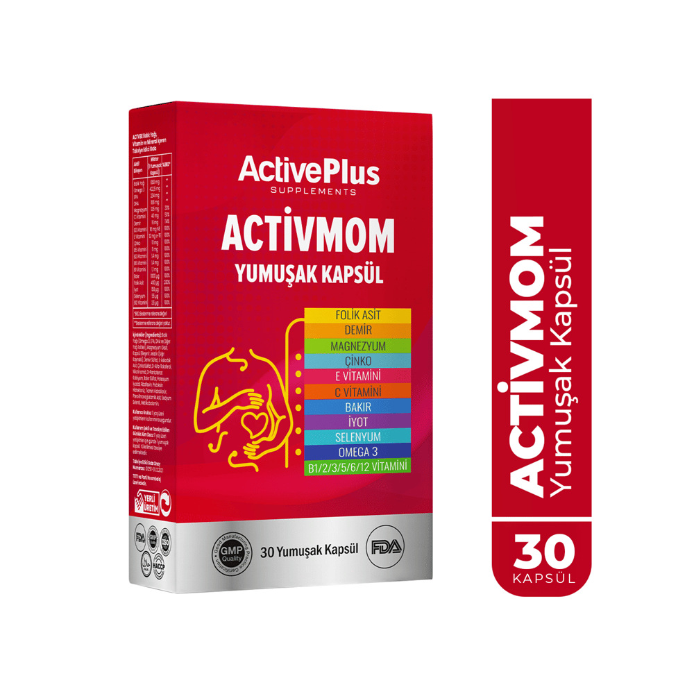 ActivePlus Activmom 30 Yumuşak Kapsül Softjel
