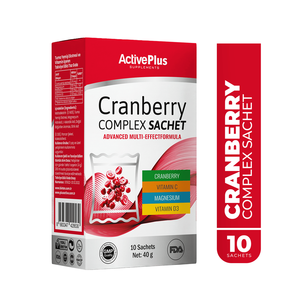 ActivePlus Cranberry 10 Saşe