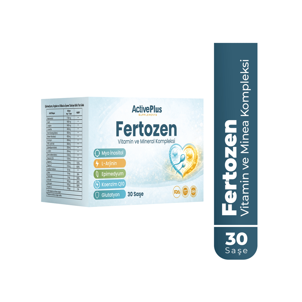 ActivePlus Fertozen Vitamin ve Mineral Kompleksi 30 Saşe
