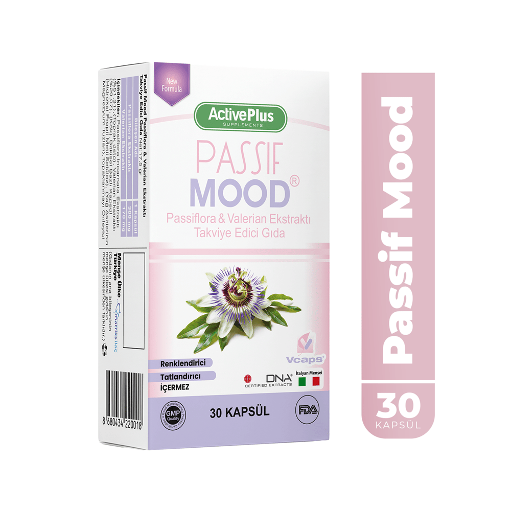ActivePlus Matriks Passif Mood 30 Kapsül